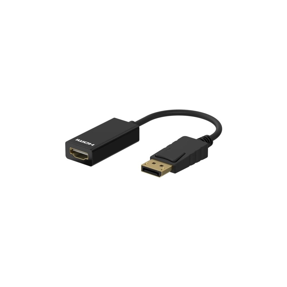Sinox beslag Sinox DisplayPort adapter. 0,1m. Svart, DisplayPort, HDMI, 0...
