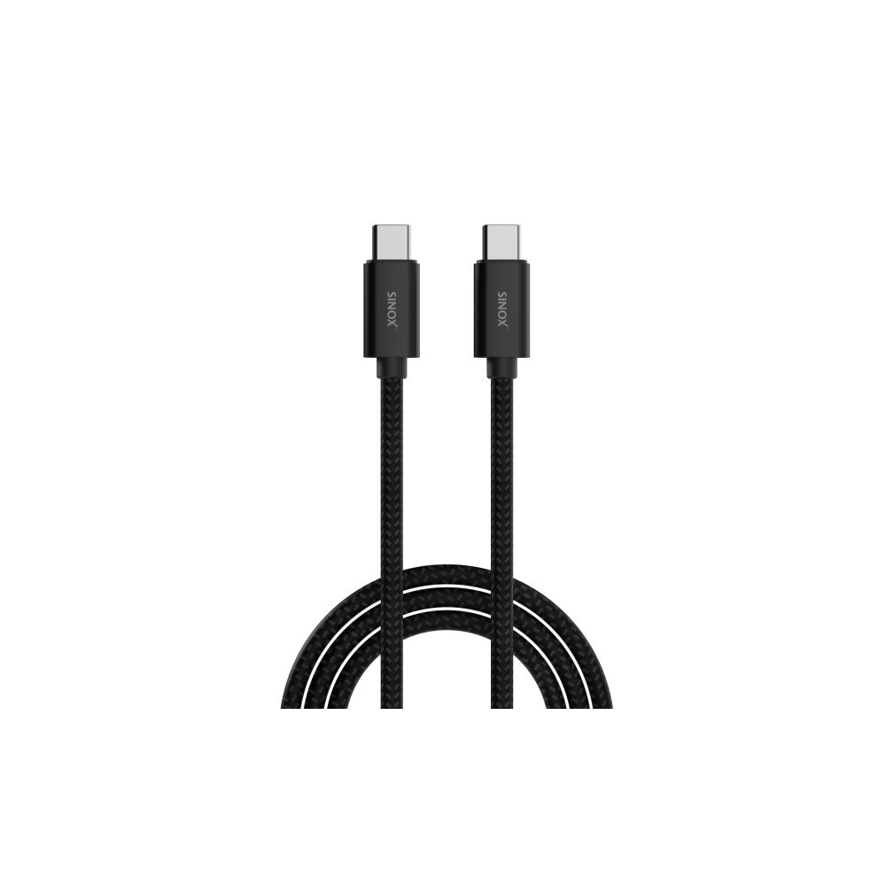 Sinox beslag Sinox PRO USB C 2.0 Magnetisk kabel. 1m. Svart, 1 m, USB C,...