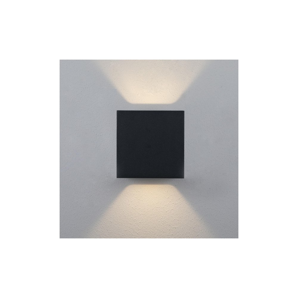 Solar Plus Cube XL II Antracit 3000K, 1890lm, 80°, 25W, IP65, IK10. Sep...