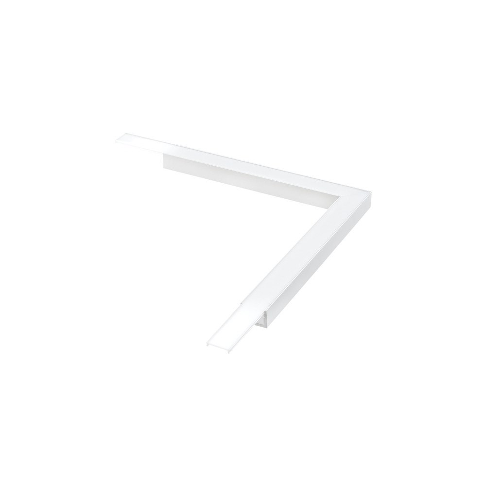 sg armaturen SG ARMATUREN StripLine vit profil för hörn, utan LED-list oc...