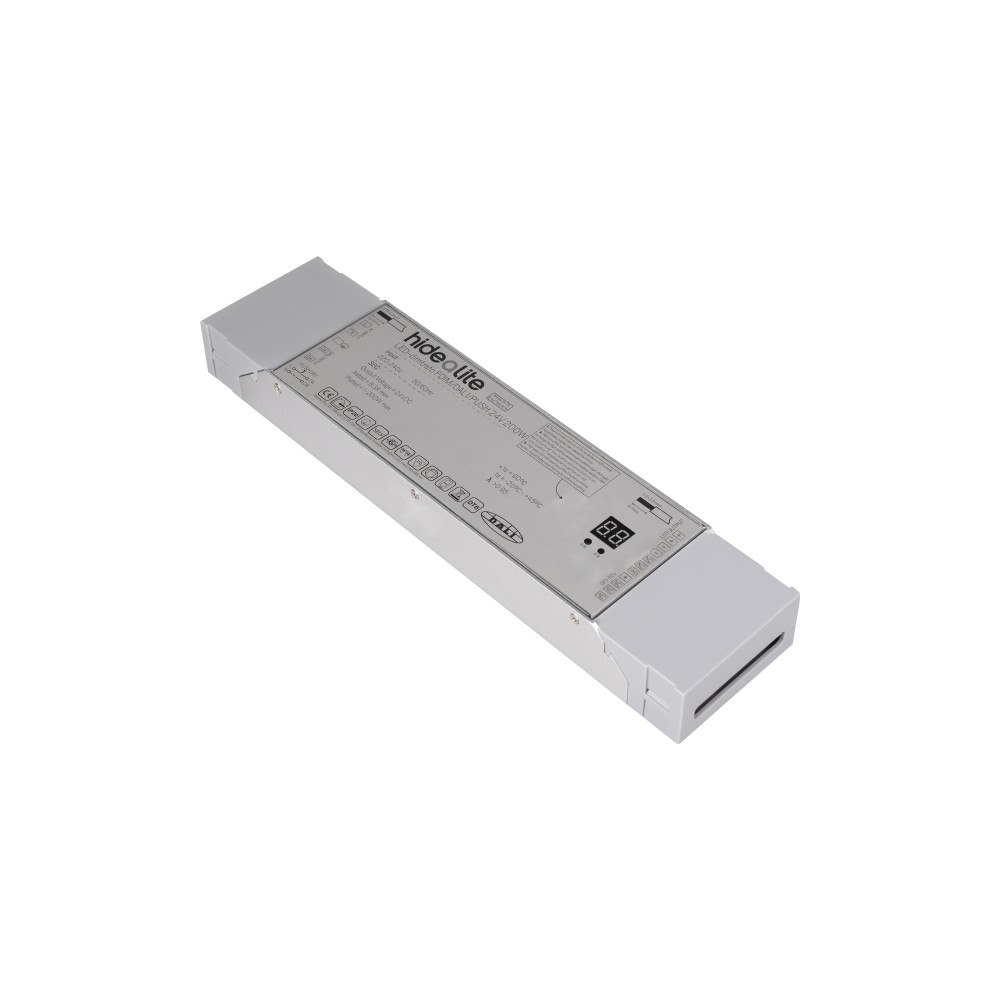 Solar Plus LED-dimtransformator FDIM/DALI/PUSH 24V 200W För fasdimning...