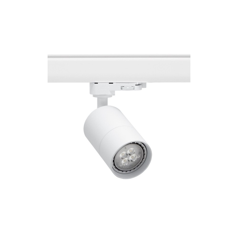 Solar Plus NOLO-3 TRACK SPOT GU10 GLOBAL HVID for Global 3-faset skinne...