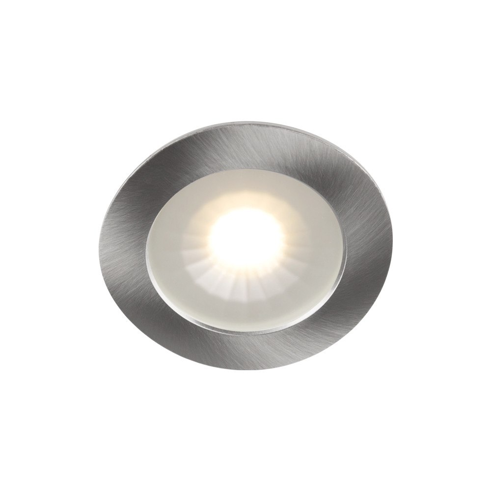 Solar Plus LED-minidownlight 1202 12 V, borstat stål, 2700 K, 290 lm, 7...