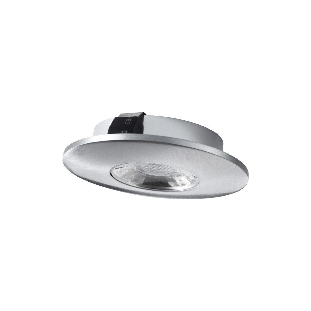 Solar Plus KITCH 3W 240LM 2800K 12VDC, borstat stål, ø70 mm. 1,9 m ansl...