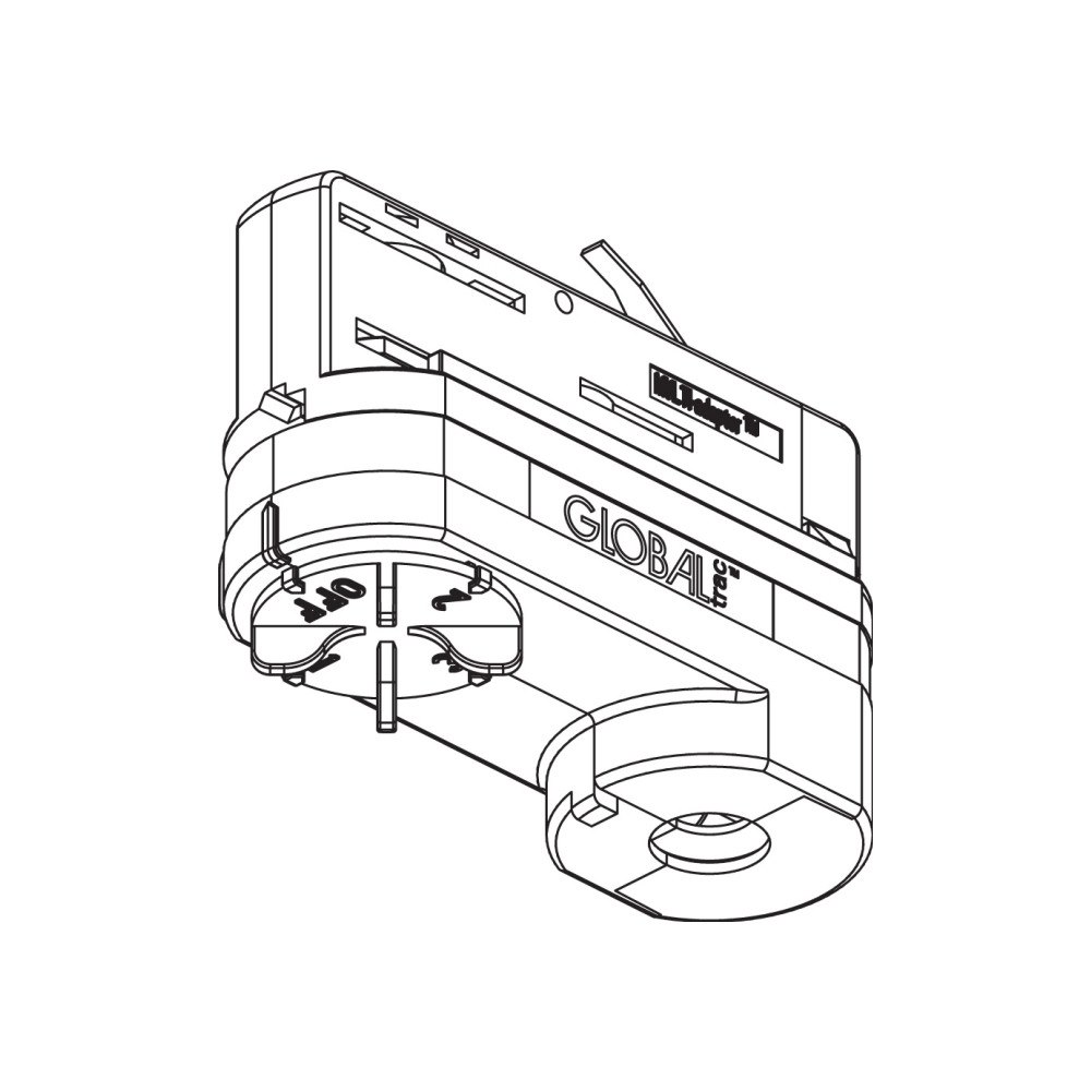 Solar Plus Global XTSA 68-1 adaptor 230V, 3-faset, grå, med tilbehør. m...