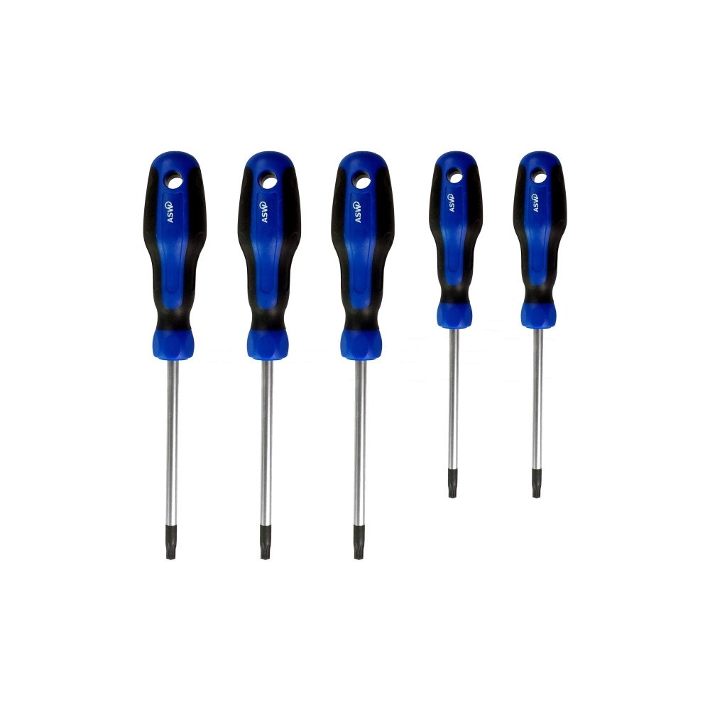 Solar Plus Skruvmejseluppsättning med 5 stycken med Torx-slits, TX10, T...