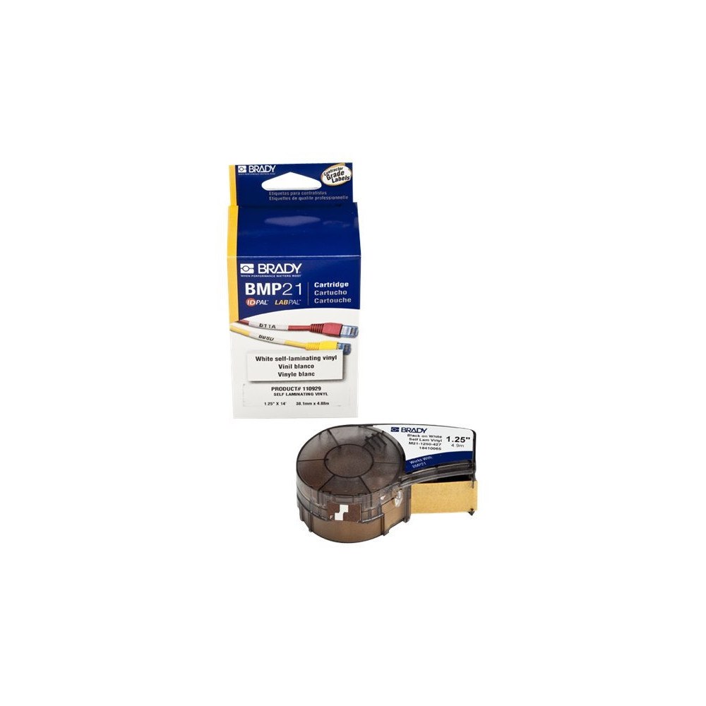 Brady Brady B-427 - etiketter - matt - 1 rulle (rullar) - Rulle (3,18 cm x 4,27 m)