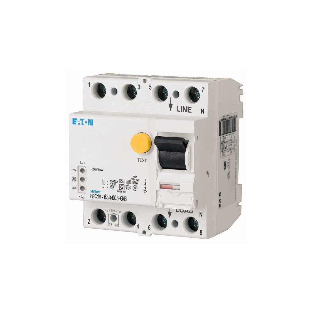 Eaton Eaton 167894 FI-skyddsbrytare allströmskänslig 4-polig 63 A...