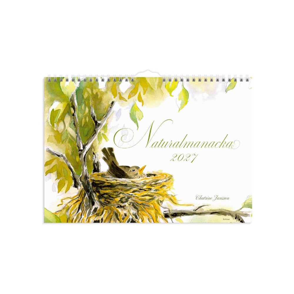 Burde Väggkalender Naturalmanacka 2027