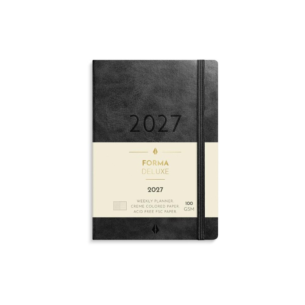 Burde Liten Veckokal Forma Deluxe 2027 svart