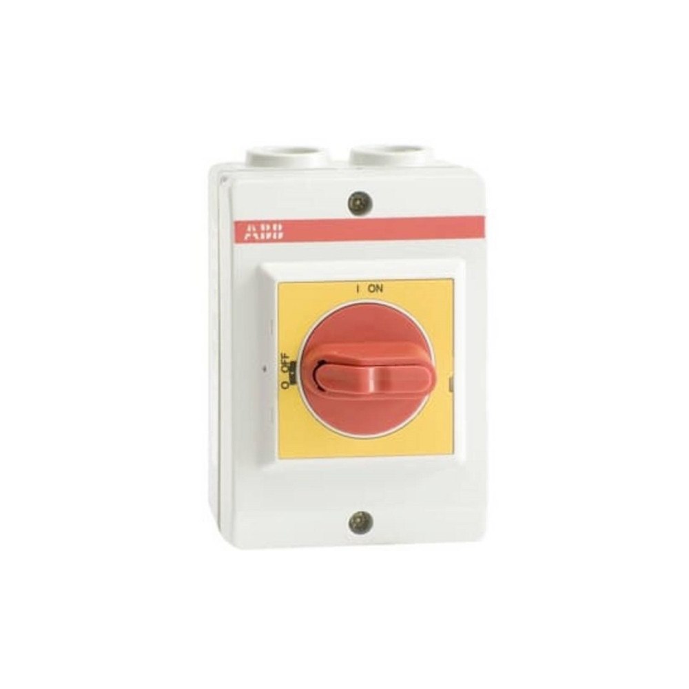 ABB ABB Sikkerhedsafbryder 3 polet 16A 4 udslag til M20, IP65 rø...