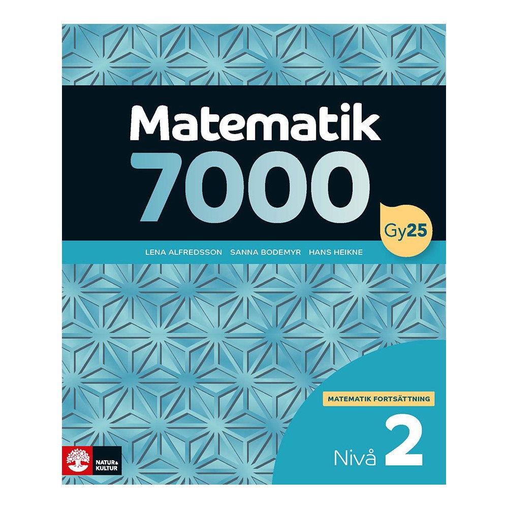 Lena Alfredsson Matematik 7000 fortsättning nivå 2 (häftad)