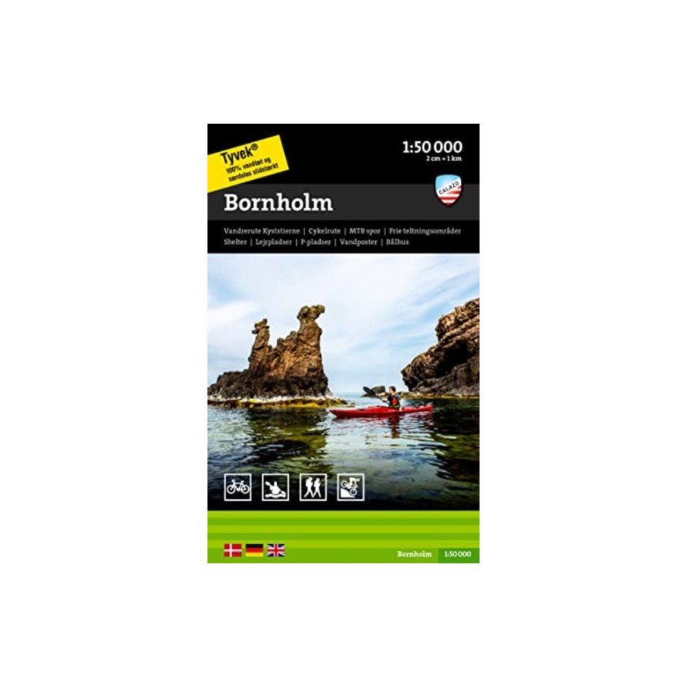 Calazo Forlag Bornholm 1:50000