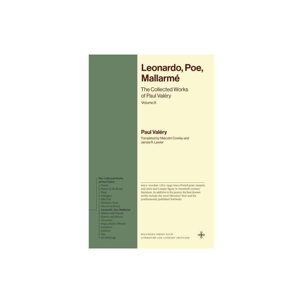 Princeton University Press Leonardo, Poe, Mallarme (häftad, eng)