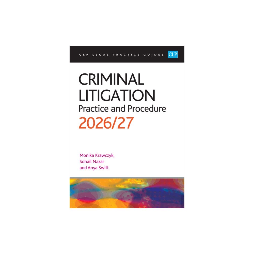 The University of Law Publishing Limited Criminal Litigation: 2026/27 (häftad, eng)