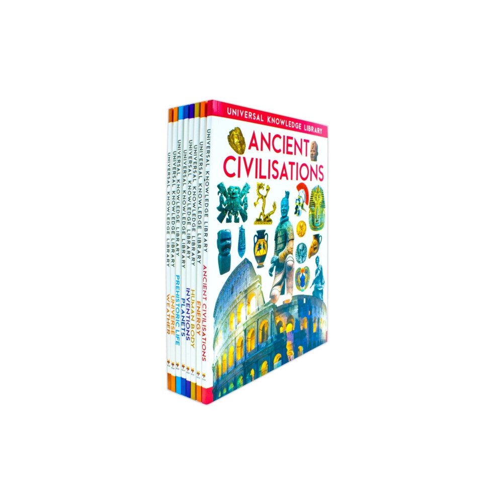 Fox Eye Publishing Universal Knowledge Library: Science and History; 8-Book Set (inbunden, eng)