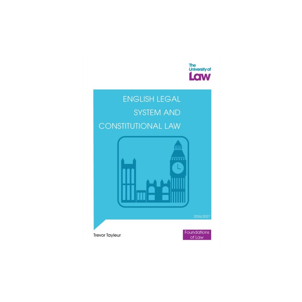 The University of Law Publishing Limited FOL - English Legal System & Constitutional Law 3e (häftad, eng)