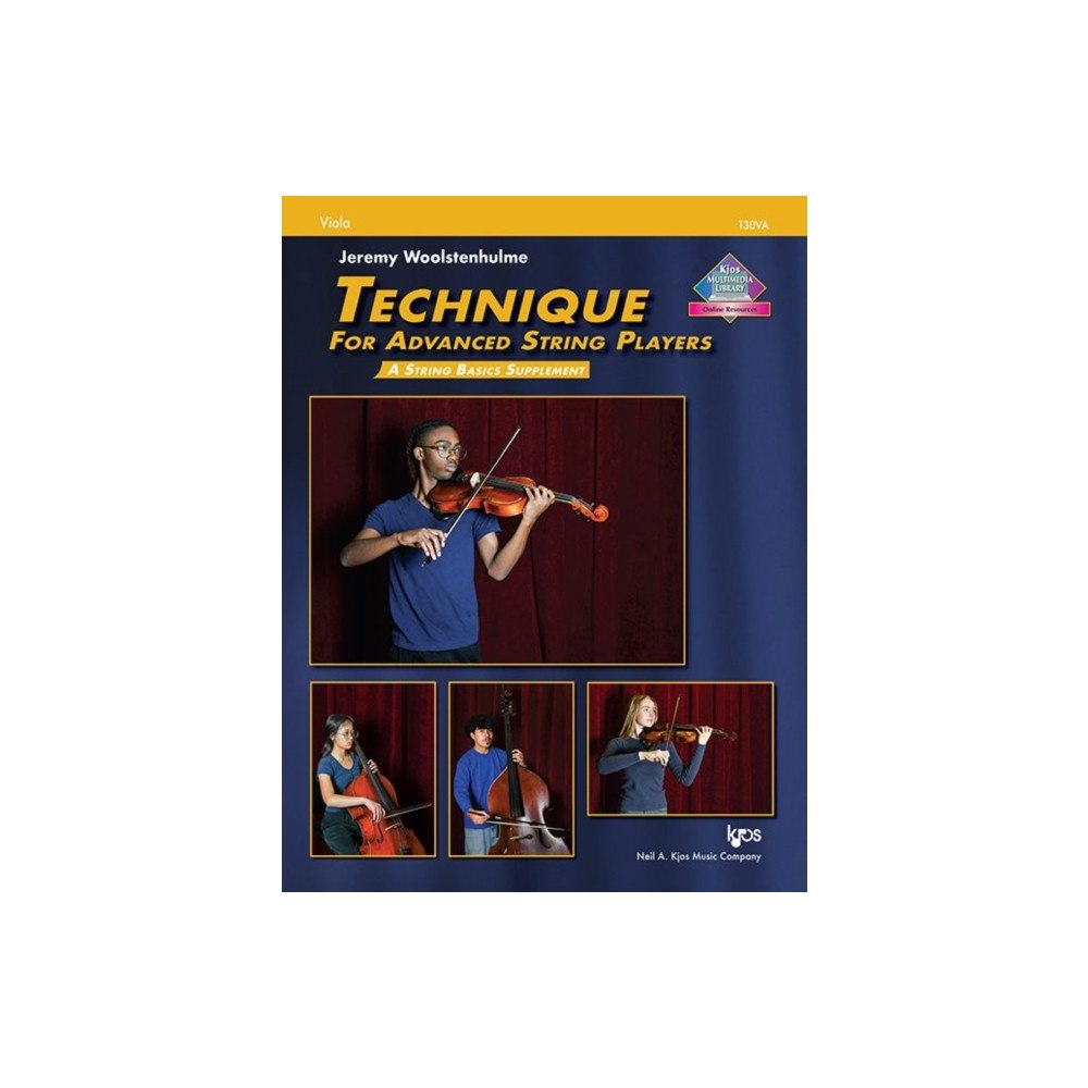 Kjos Music Technique For Advanced String Players - Viola (häftad, eng)