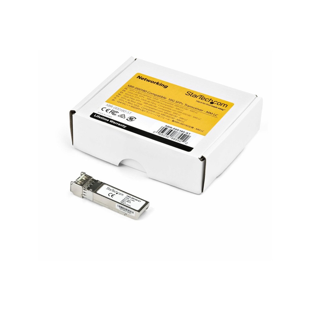 StarTech.com StarTech.com Brocade 10G-SFPP-LRM Compatible SFP+ Module, 10GBASE-LRM, 10GbE Multimode Fiber MMF Optic Transceiver, 10GE...