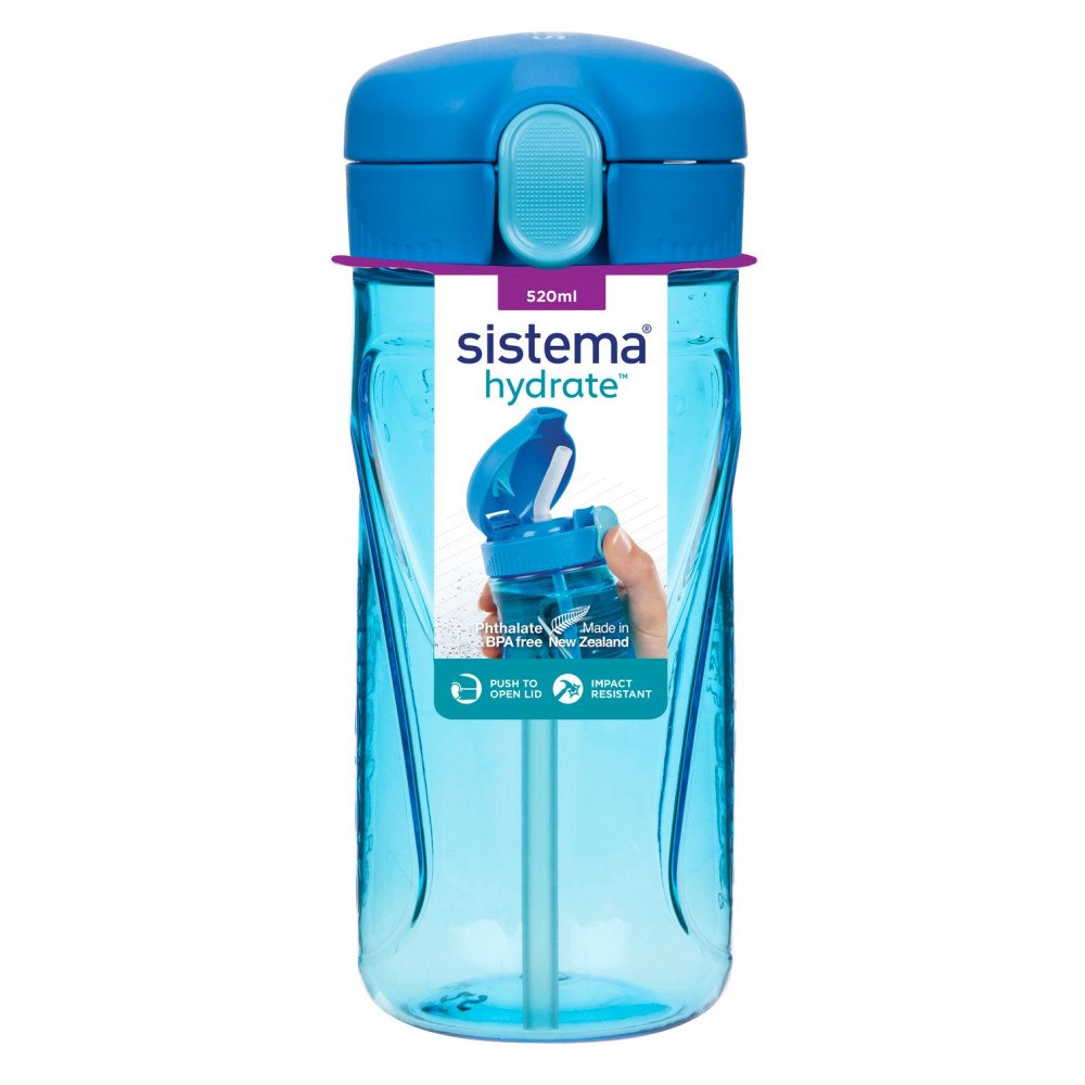 Sistema Sistema 520 ml Tritan Quick Flip-flaska