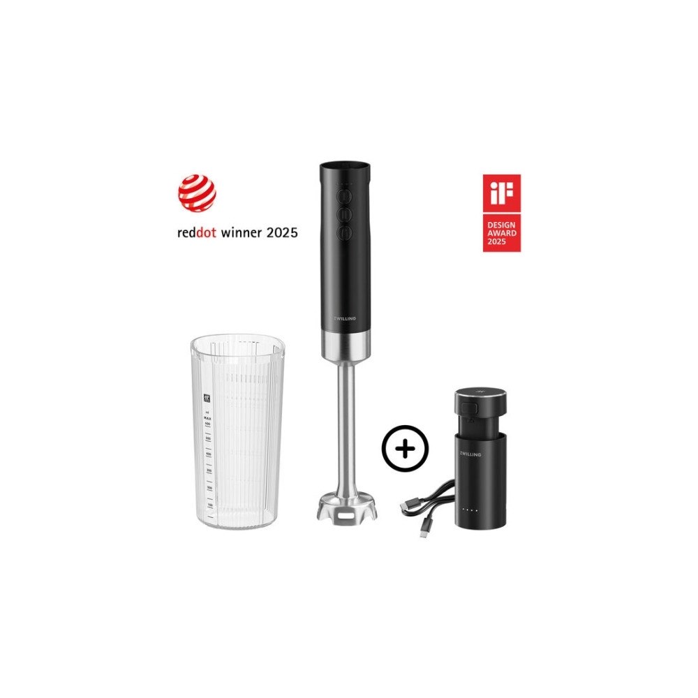 Zwilling ZWILLING XTEND Starter Kit: sladdlös visp manuell + batteri...