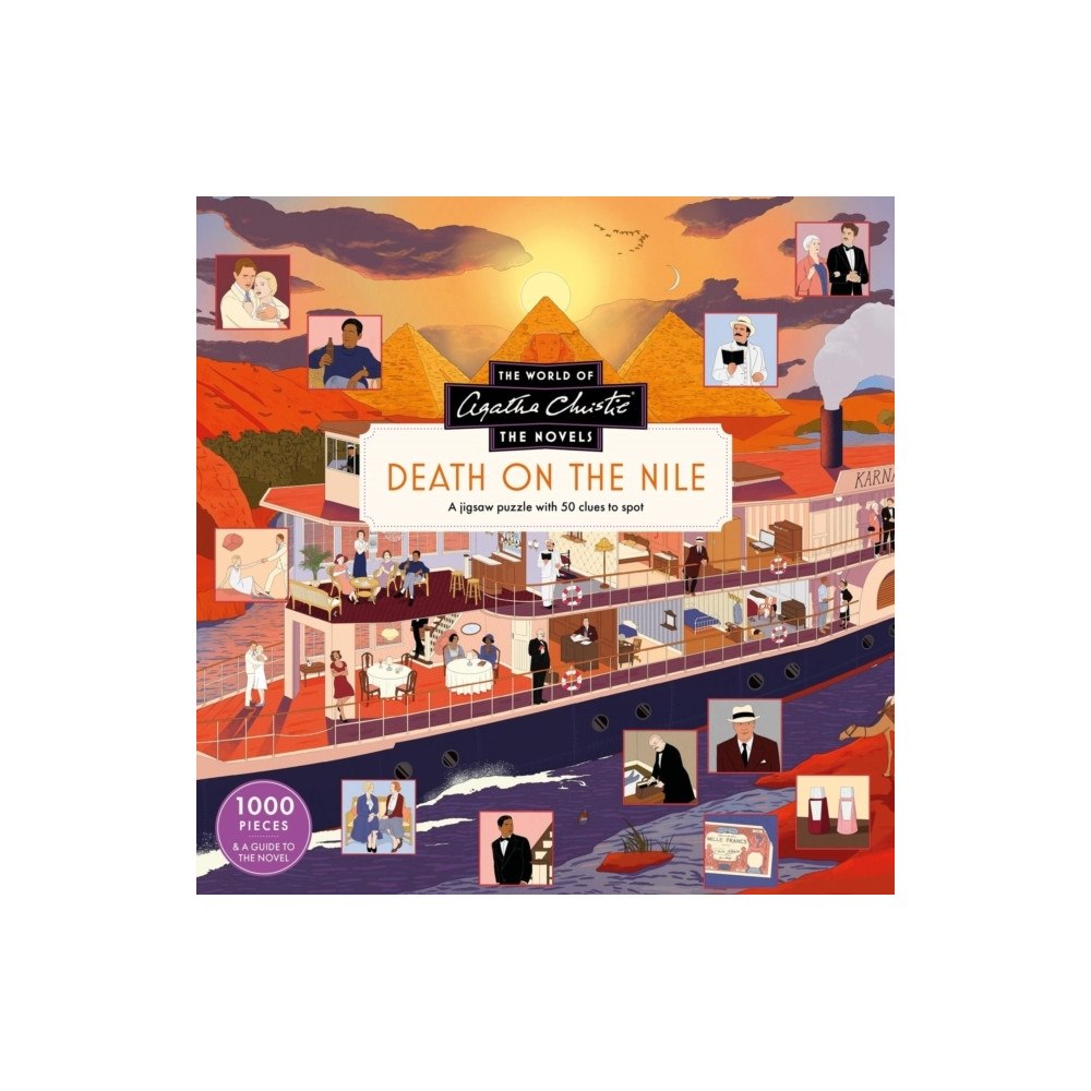 Agatha Christie Ltd Pussel The World of Agatha Christie: Death on the Nile 1000 bitar