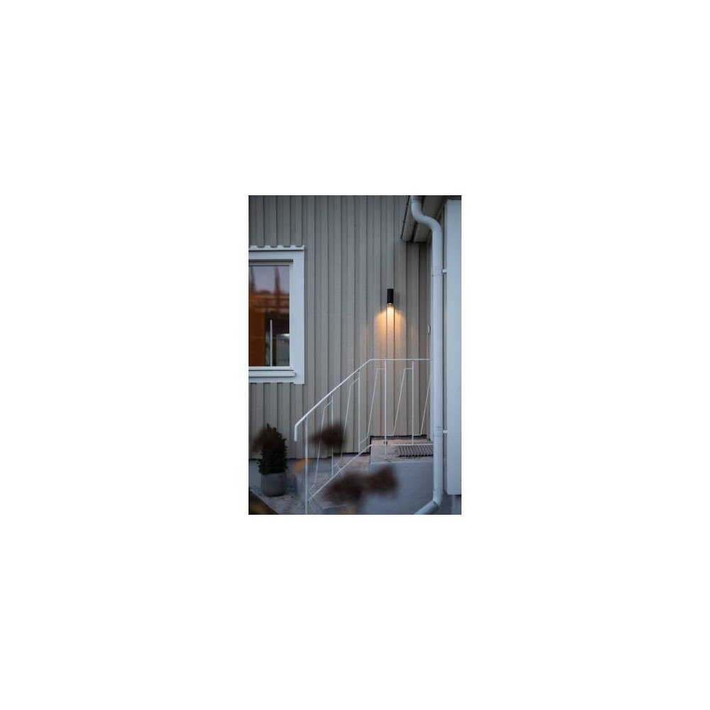 Solar Plus Fasadarmatur Milo G2 M I Svart, DIP-Kelvin 3000K/4000K, 380–...