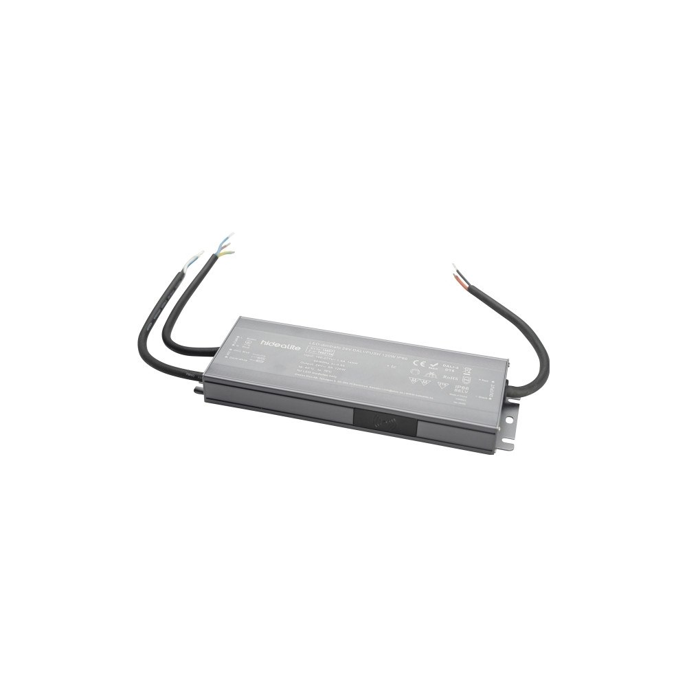 Solar Plus LED-dämpningstransformator 24 V DALI/PUSH 120 W IP66. För dä...