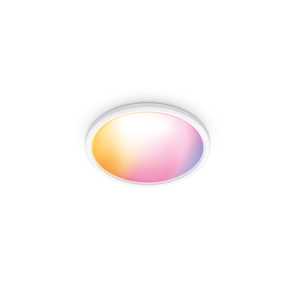 WiZ WiZ Super Slim - innertakslampa - LED - 22 W - RGB-lampa - 2200-6500 K - rund - vit