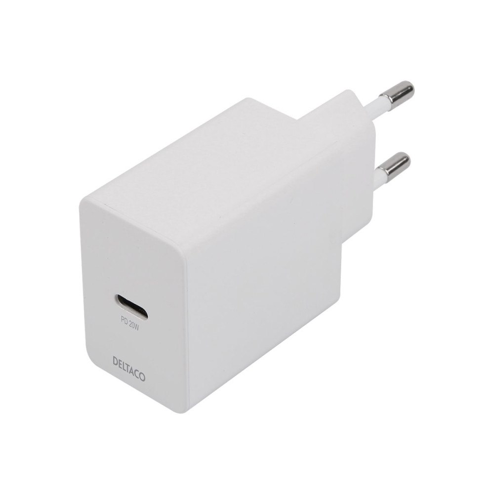 Deltaco DELTACO USBC-AC146 strömadapter - USB-C - 20 watt