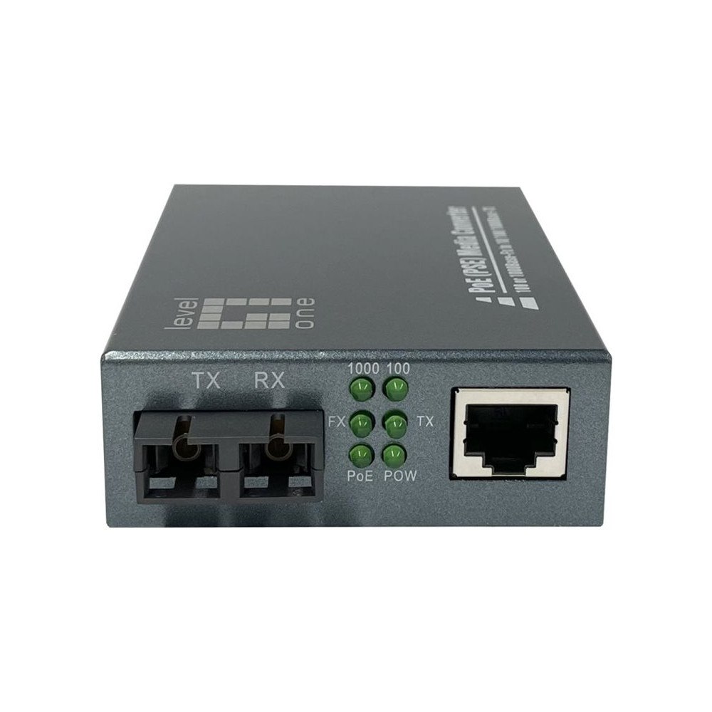 LevelOne LevelOne GVT-2013 - fibermediekonverterare - 10Mb LAN, 100Mb LAN, 1GbE