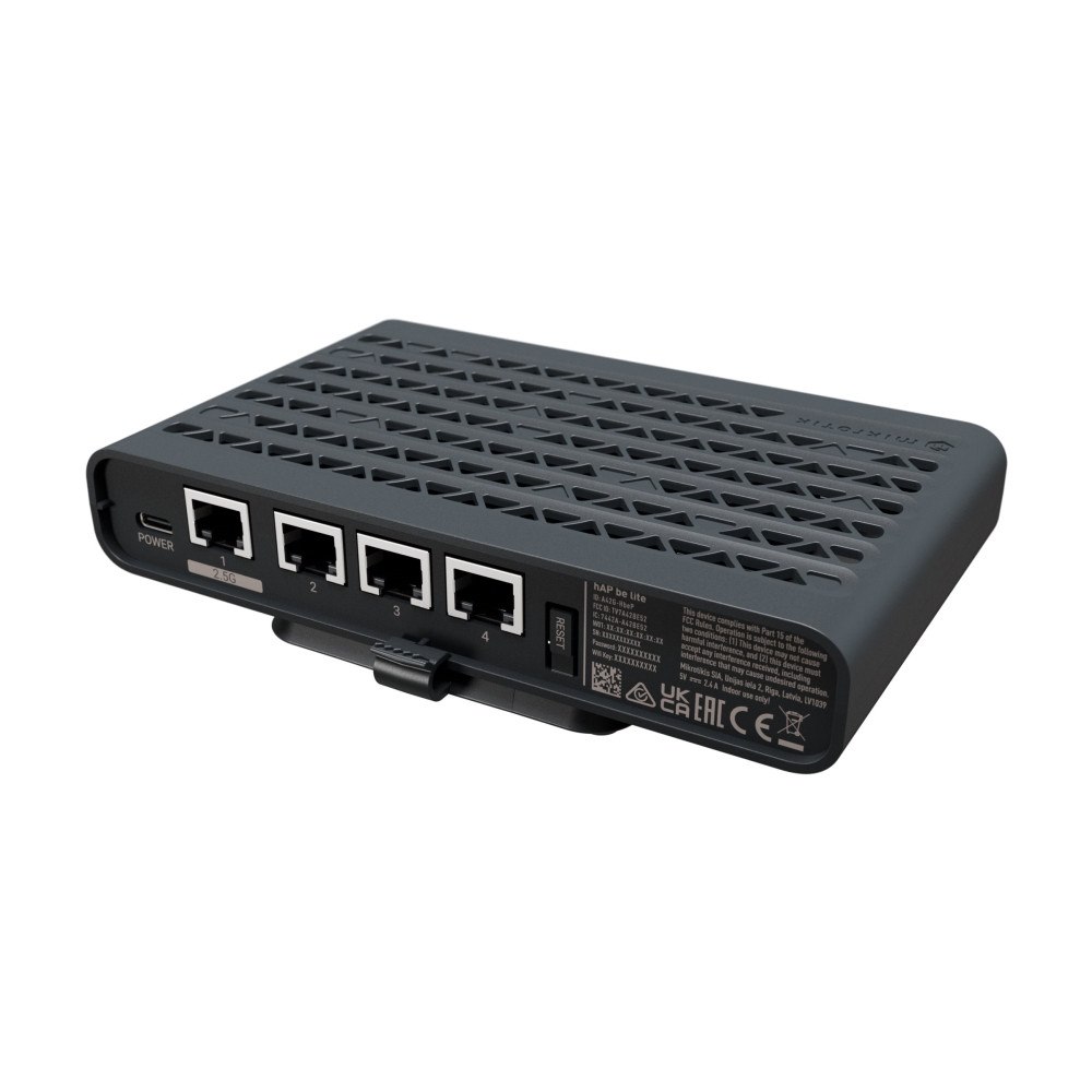 MikroTik MikroTik hAP be lite - trådlös router - Wi-Fi 7 - skrivbordsmodell