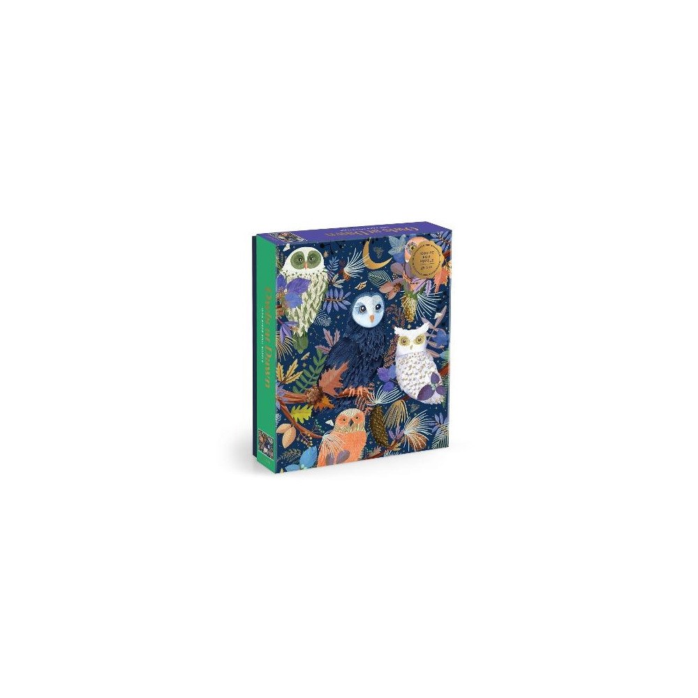 Galison Owls At Dawn 1000 Piece Foil Puzzle