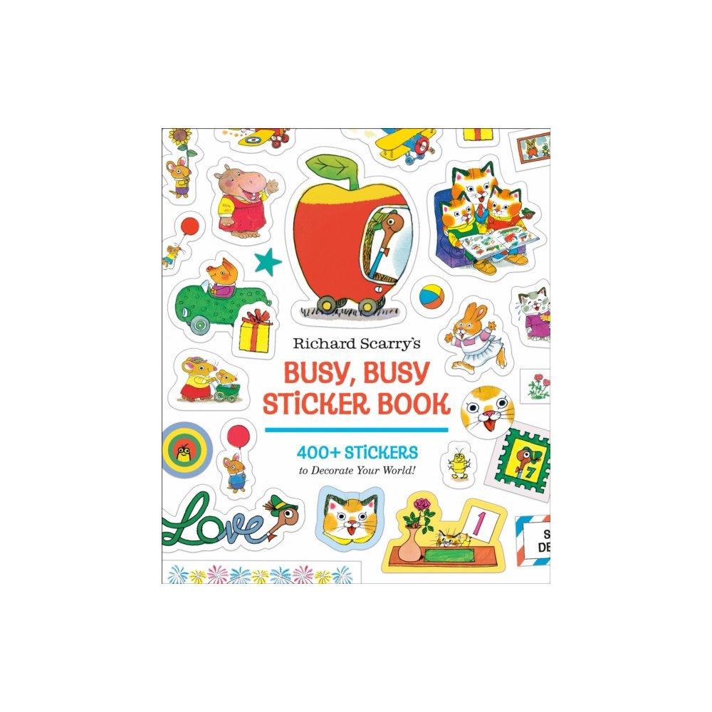 Random House USA Inc Richard Scarry's Busy, Busy Sticker Book (häftad, eng)