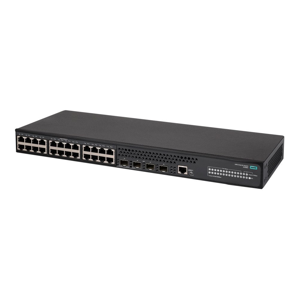 HP HPE FlexNetwork 5140 24G 4SFP+ EI - switch - 28 portar - smart - rackmonterbar