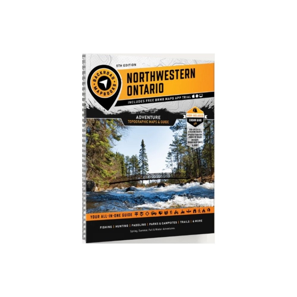 Mussio Ventures Ltd Northwestern Ontario Backroad Mapbook (bok, spiral, eng)