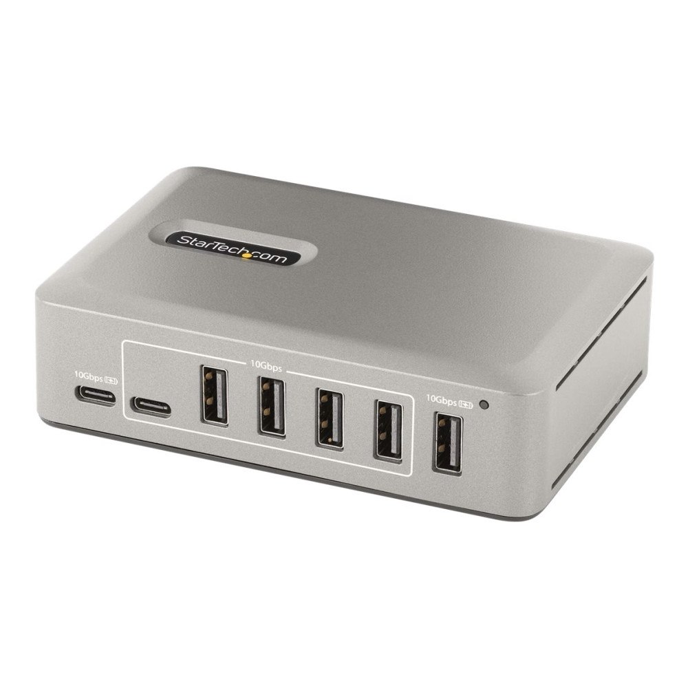 StarTech.com StarTech.com 10-Port USB-C Hub, 8x USB-A + 2x USB-C, Self-Powered w/ 65W Power Supply, USB 3.1 10Gbps Hub w/ BC1.2 Charg...