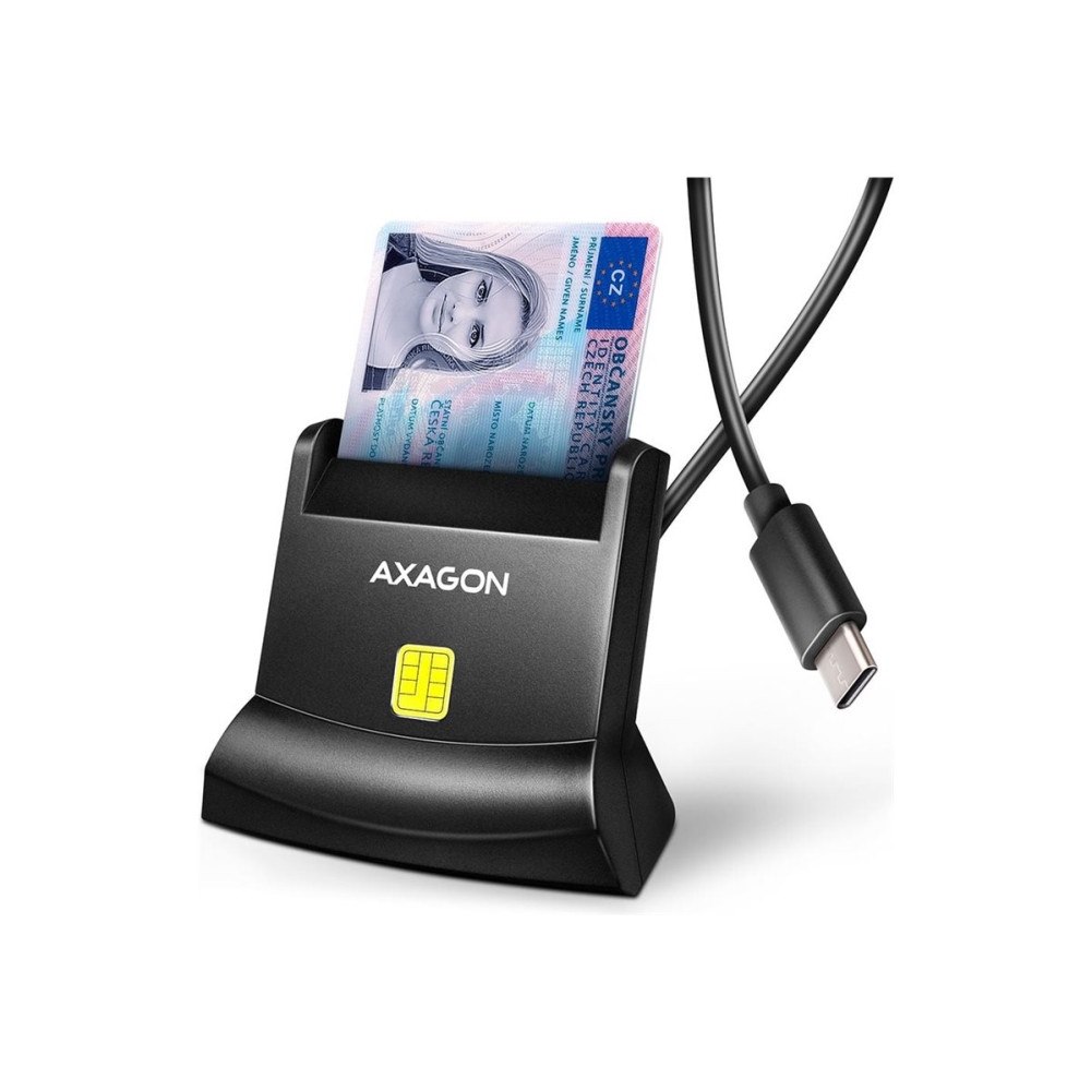 AXAGON AXAGON CRE-SM4NC - SMART-kortläsare - USB-C 2.0