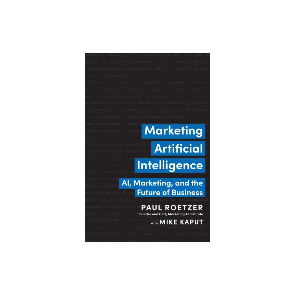 BenBella Books Marketing Artificial Intelligence (inbunden, eng)
