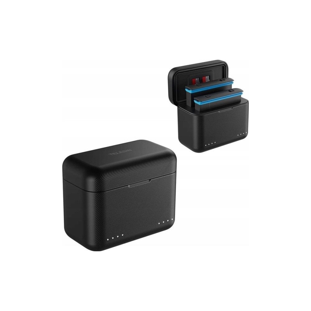 Telesin Telesin USB-laddare för kamera med 2x batteri till Insta360...
