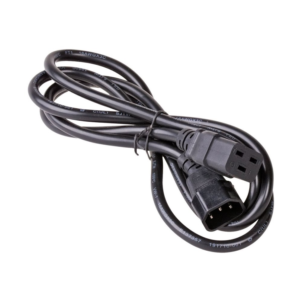 Akyga Akyga AK-UP-02 - strömkabel - IEC 60320 C14 till IEC 60320 C19 - 1.8 m