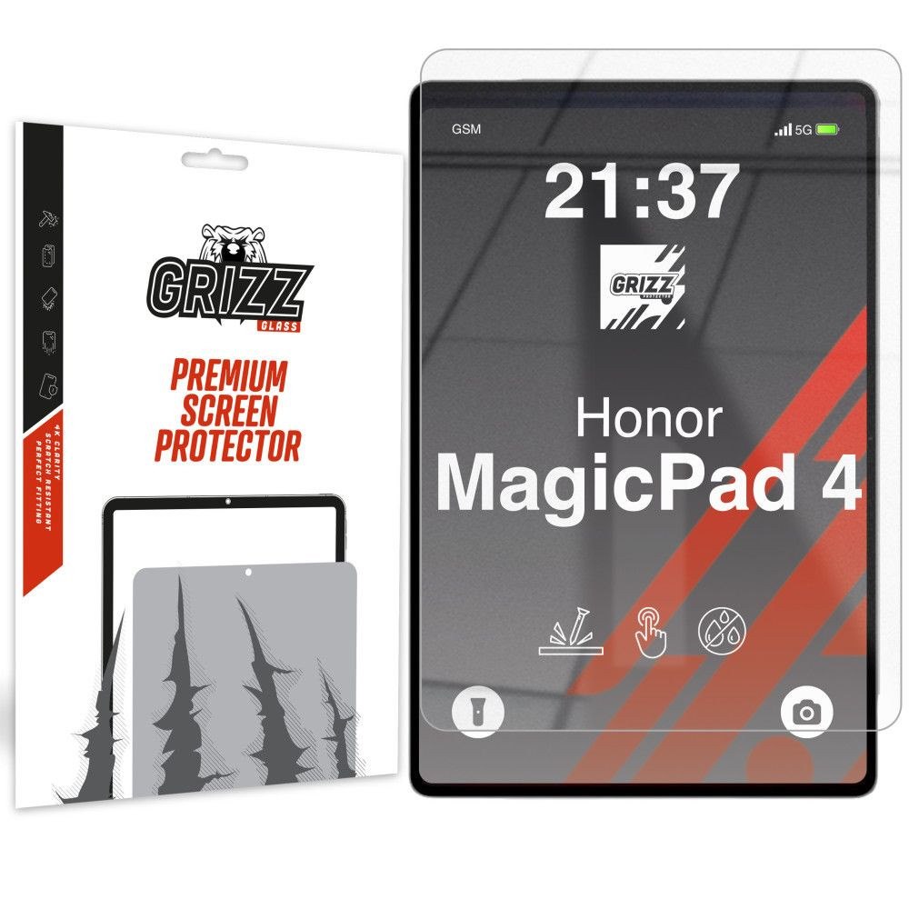 GrizzGlass GrizzGlass HybridGlass hybridglas skydd till Honor MagicPad...