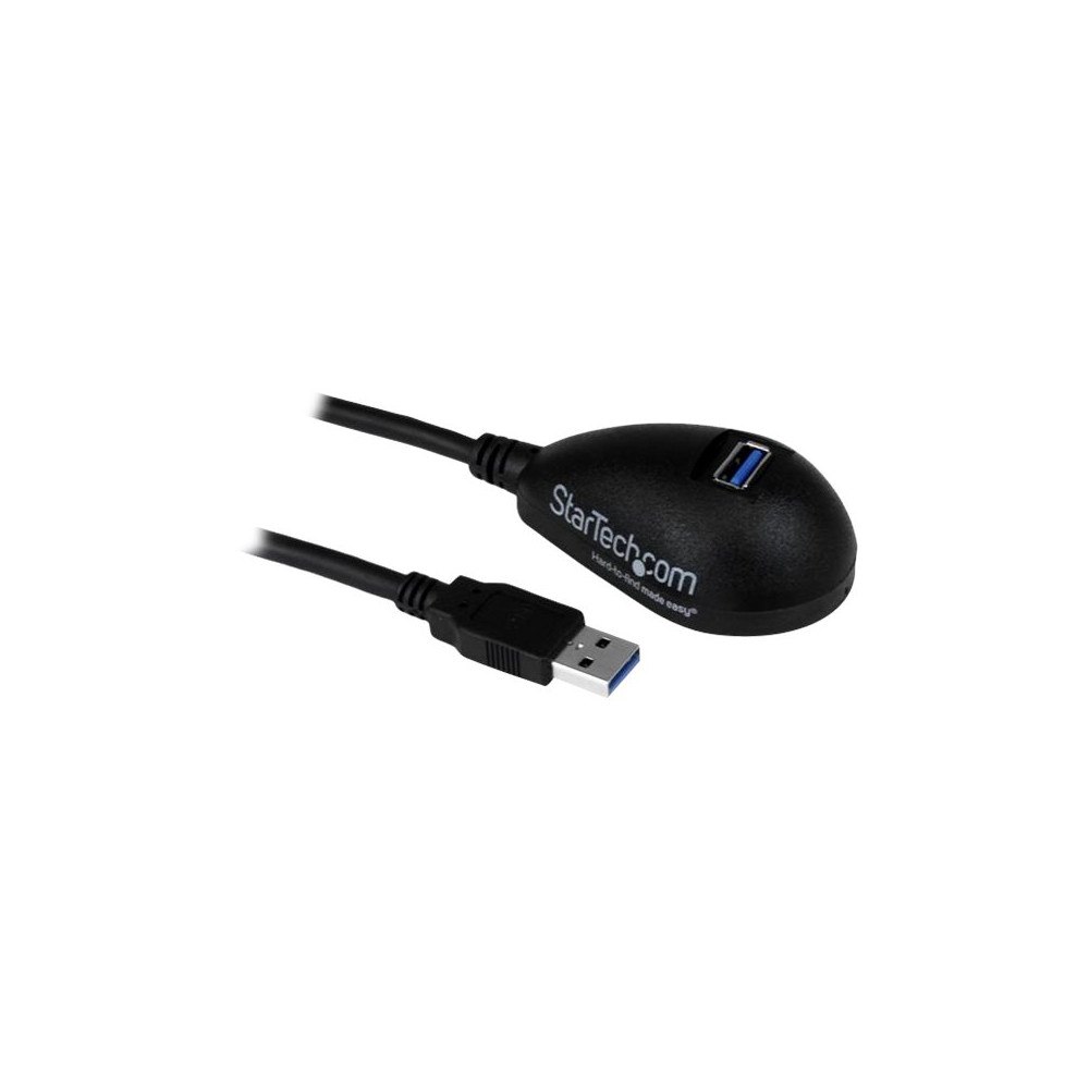 StarTech.com StarTech.com 1,5 m svart SuperSpeed USB 3.0-förlängningskabel till skrivbordet - A till A M/F - USB-förlängningskabel -...