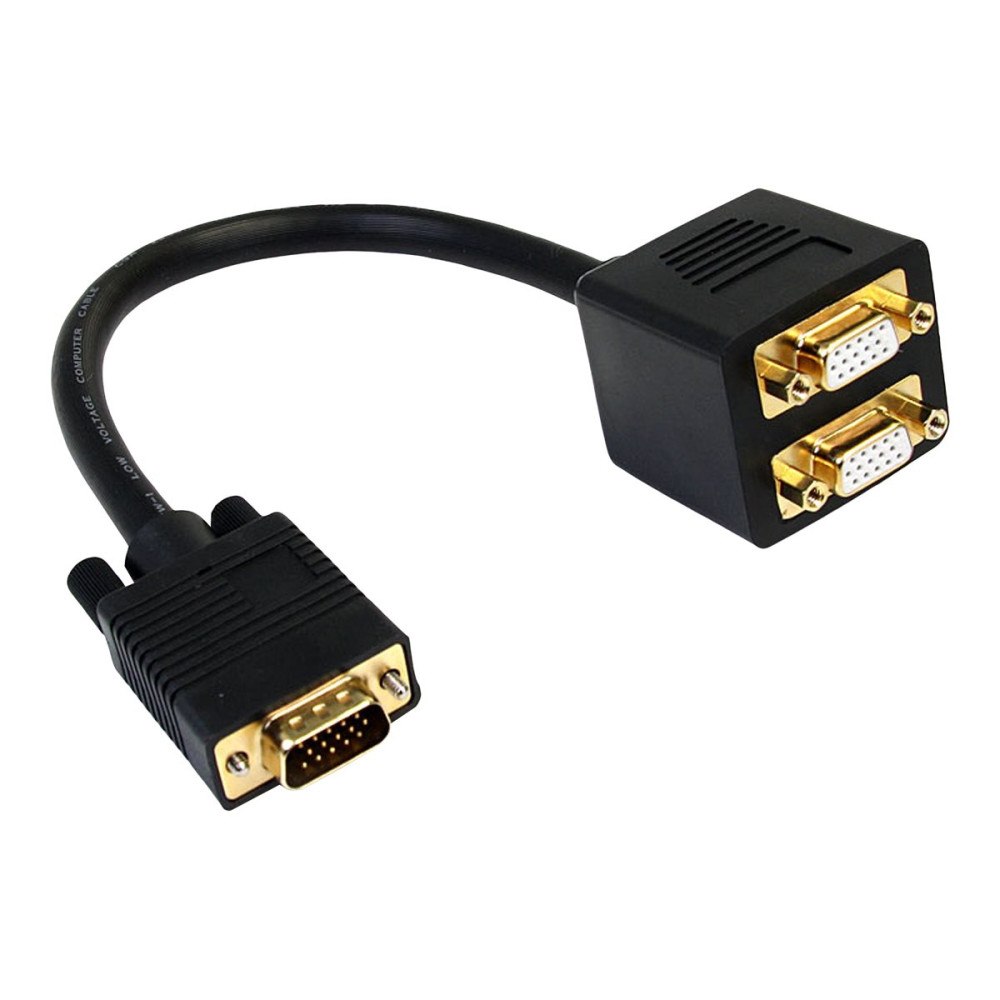 StarTech.com StarTech 30 cm VGA till 2x VGA-videosplitterkabel – M/F - VGA-delare - 30 cm