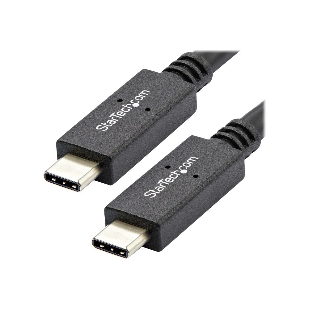 StarTech.com StarTech USB-C-kabel med Power Delivery (5 A) - M/M - 1 m - USB 3.1 (10 Gbps) - USB-IF-certifierad - USB typ C-kabel - U...