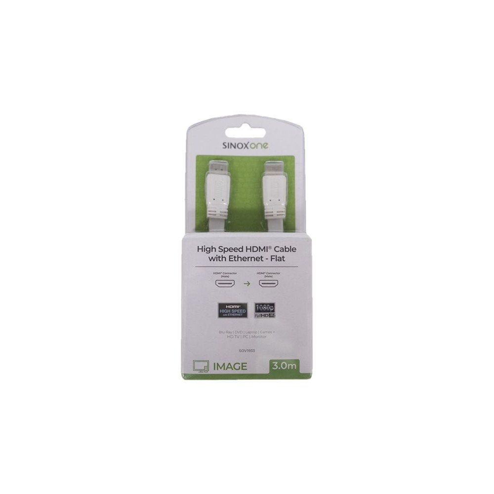 SINOX Sinox One HDMI-kabel med Ethernet - 3 m