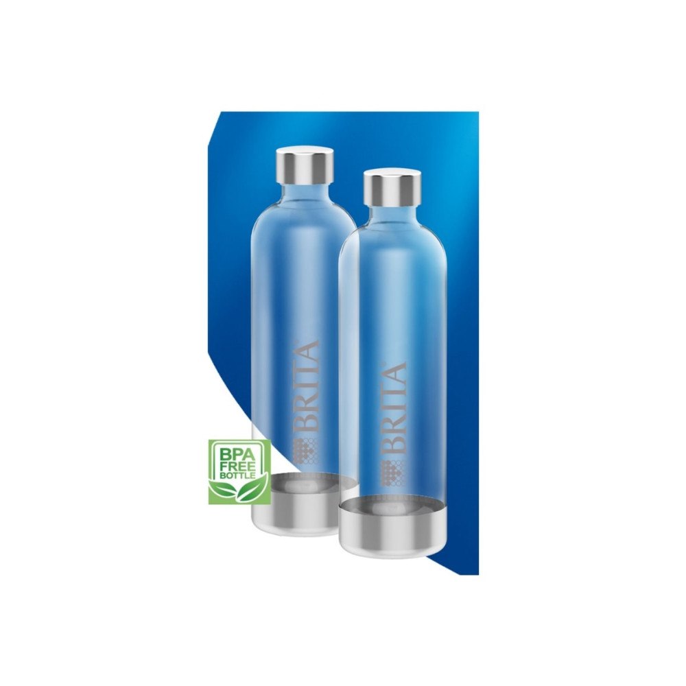 Brita BRITA sodaONE - vattenflaska - 1 L (paket om 2)