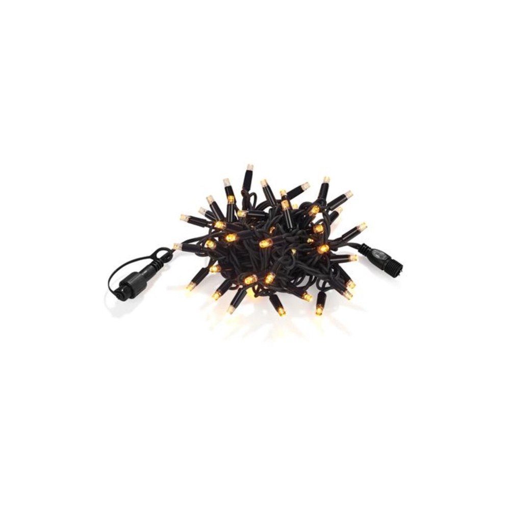 Solar Plus Chrissline Pro LED Amber-ljuskedja, längd 5,3 meter med 50 l...