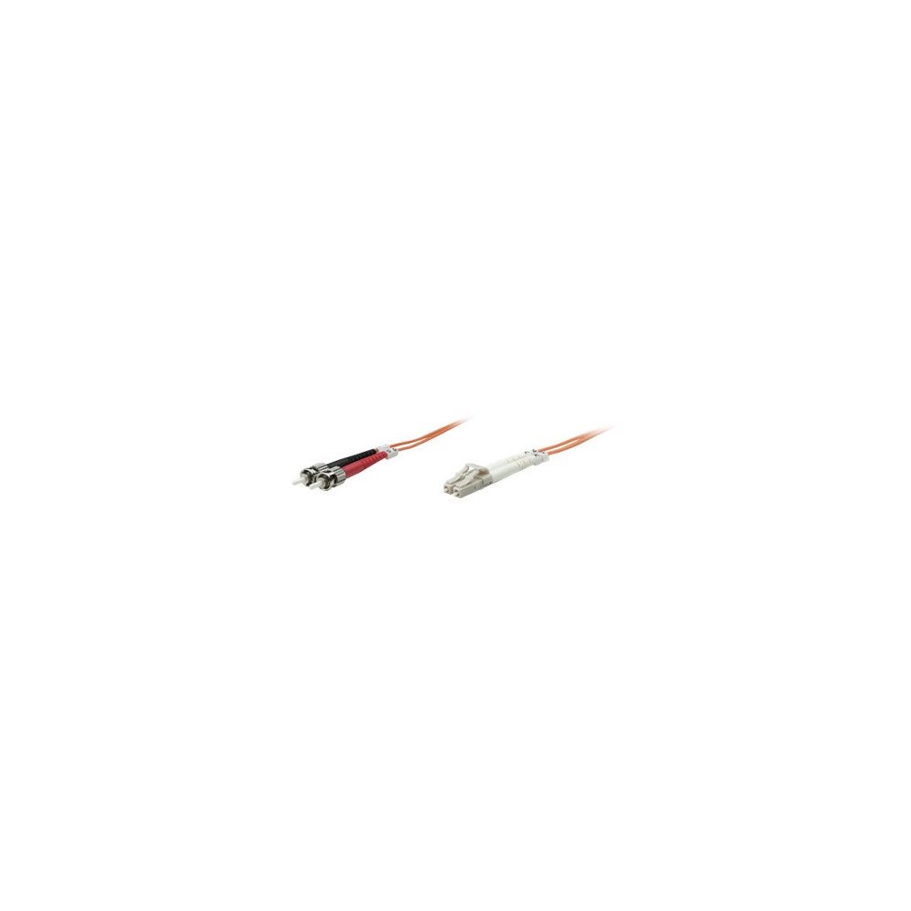 intellinet Intellinet Fiber Optic Patch Cable, OM2, LC/ST, 1m, Orange, Duplex, Multimode, 50/125 µm, LSZH, Fibre, Lifetime Warranty...