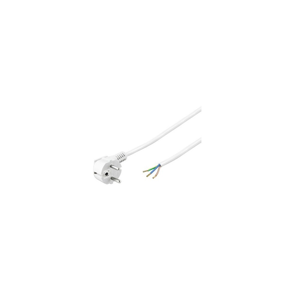 WENTRONIC GMBH goobay NK 103 W - strömkabel - blank tråd till power CEE 7/7 - 2 m